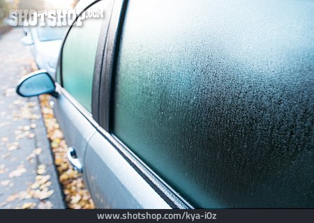 
                Gefroren, Frost, Autofenster                   