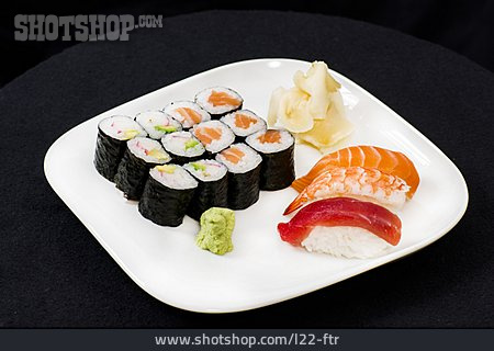 
                Sushi, Maki, Nigiri, Japanische Küche                   