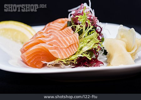 
                Lachs, Sashimi, Japanische Küche                   