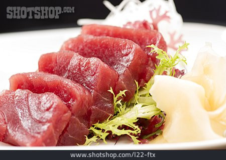 
                Fisch, Thunfisch, Roh, Sashimi                   