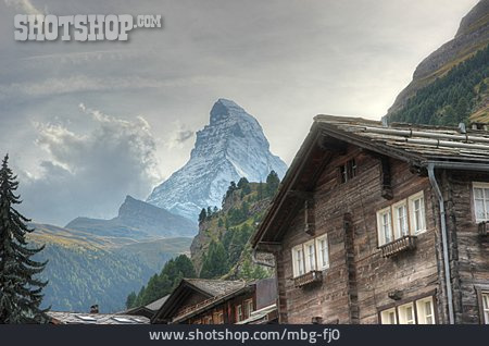 
                Berghütte, Schweiz, Matterhorn                   