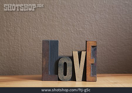 
                Liebe, Love, Holzlettern                   