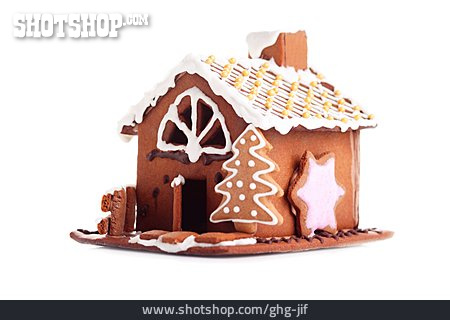 
                Christmas Cookies, Gingerbread House                   