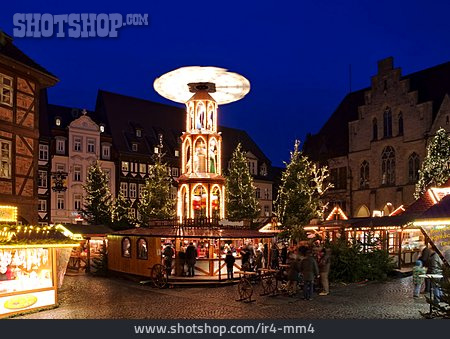 
                Weihnachtsmarkt, Hildesheim, Weihnachtspyramide                   