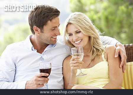 
                Sommer, Wein, Ehepaar                   