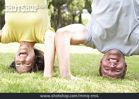 
                Couple, Headstand                   