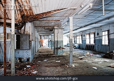 
                Stillgelegt, Industrieruine, Fabrikgebäude                   