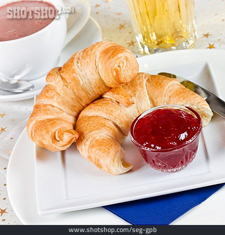 
                Frühstück, Marmelade, Croissants                   