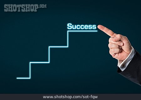
                Erfolg, Erfolgsrezept, Erfolgstreppe                   