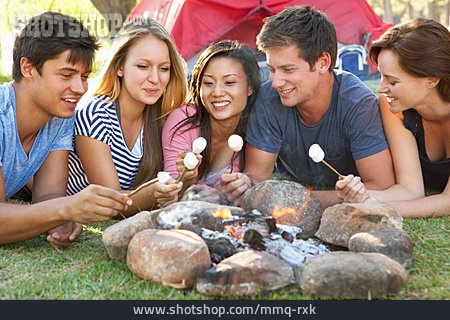 
                Campfire, Friends, Marshmalow                   