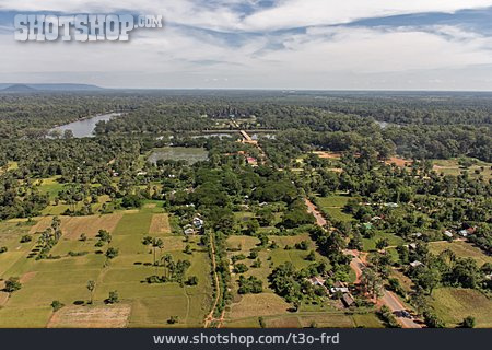 
                Urwald, Luftbild, Angkor Wat                   