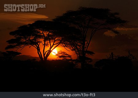 
                Sonnenuntergang, äthiopien                   