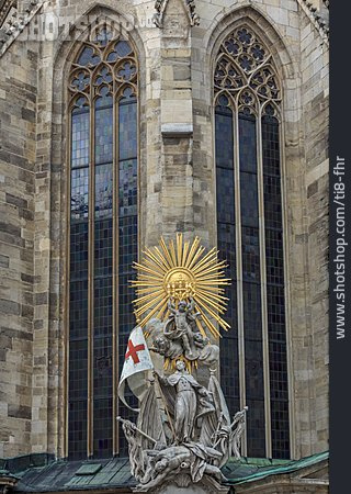 
                Wien, Heiligenfigur, Stephansdom                   