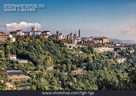 
                Italien, Stadtbild, Bergamo                   