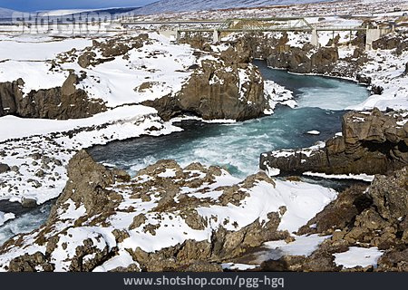 
                Fluss, Island, Skjálfandafljót                   