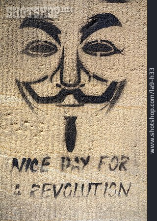 
                Revolution, Protestbewegung, Anonymous                   