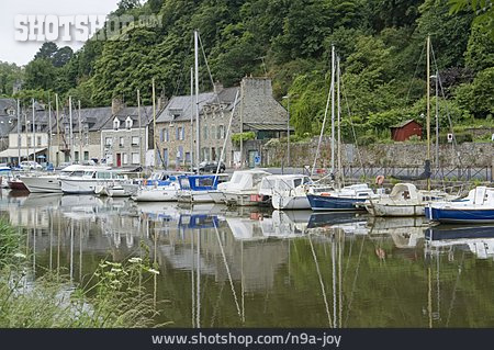 
                Hafen, Segelboot, Bretagne, Dinan                   