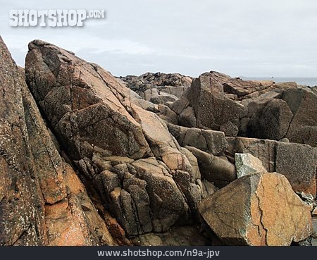 
                Felsformation, Cote De Granit Rose, Perros-guirec                   