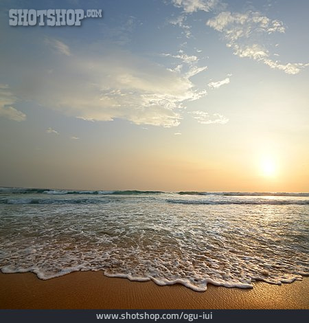 
                Strand, Meer, Sri Lanka, Indischer Ozean                   