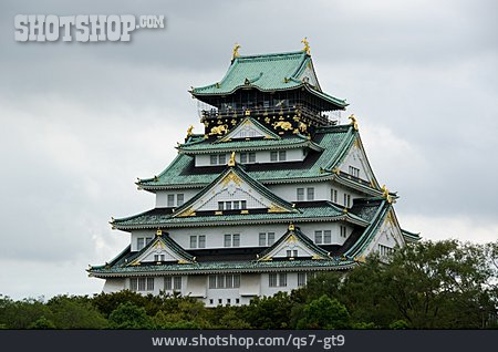 
                Osaka, Japan, Burg Osaka                   