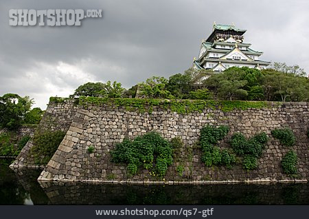
                Osaka, Verteidigungsanlage, Burg Osaka                   