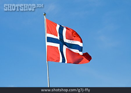 
                Norwegen, Nationalflagge                   