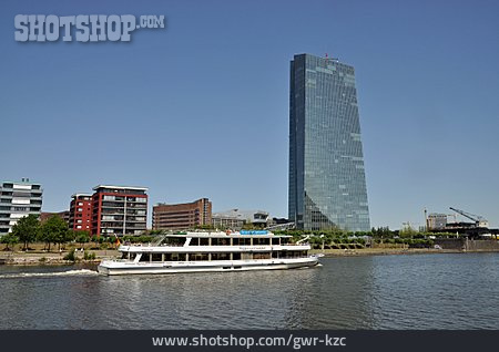 
                Bürogebäude, Frankfurt Am Main, Ausflugsschiff, Europäische Zentralbank                   