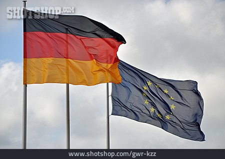 
                Europa, Deutschland, Deutschlandfahne, Europaflagge                   