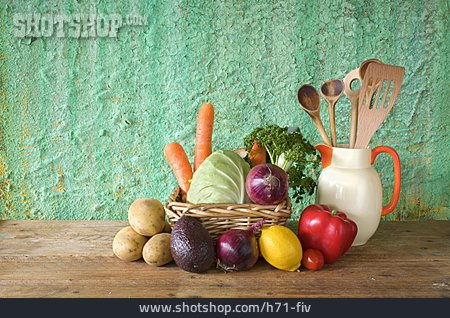 
                Gemüse, Küche, Gemüsekorb                   