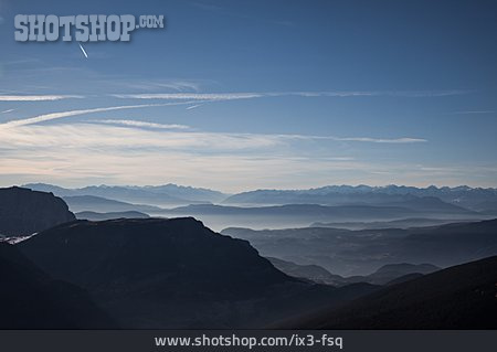 
                Silhouette, Dolomiten                   