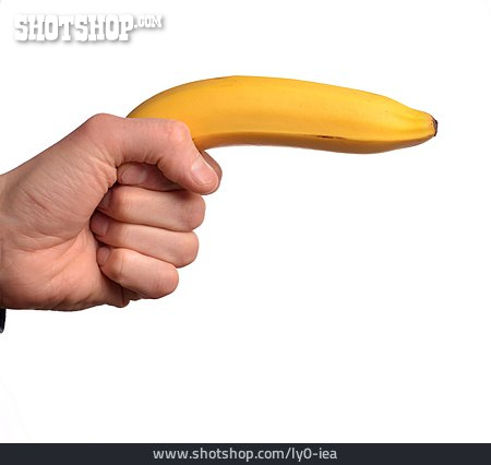 
                Hand, Pistole, Banane                   