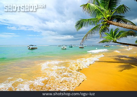
                Strand, Sri Lanka, Fischerboote                   