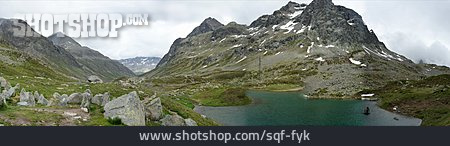 
                Bergsee, Hochgebirge, Alpenpass, Julierpass                   