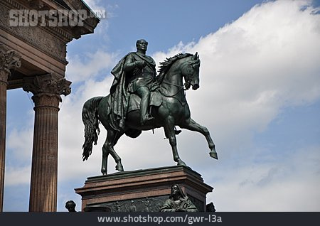 
                Reiterstandbild, Reiterstatue, Friedrich Wilhelm Iv                   