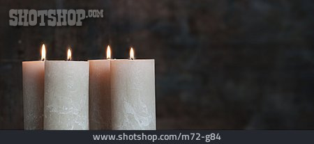 
                Kerze, Adventskerze, Adventszeit                   