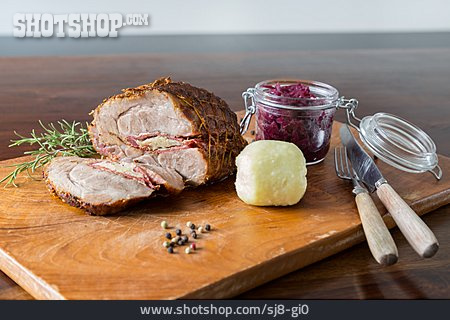 
                Schweinebraten, Deutsche Küche                   