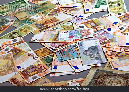 
                Euro, Geldscheine, Fremdwährung                   