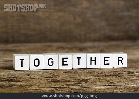 
                Gemeinsam, Zusammen, Teamwork                   