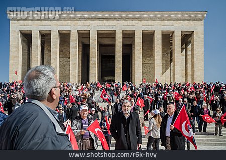 
                Demonstration, Türkei, Anitkabir                   
