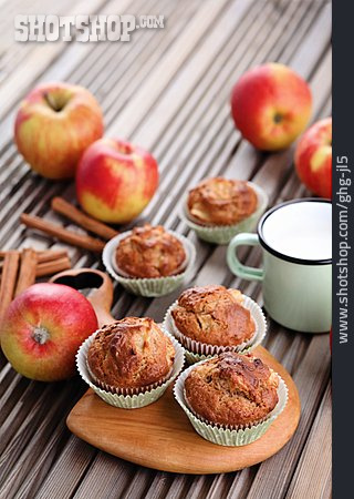 
                Muffins, Apfel-zimt-muffins                   