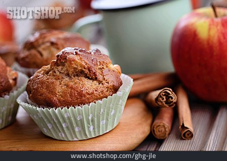 
                Muffins, Apfel-zimt-muffins                   