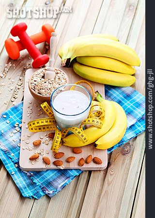 
                Gesunde Ernährung, Diät, Bananen-smoothie                   