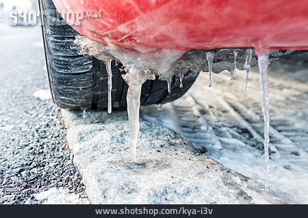 
                Auto, Frost, Eiszapfen                   