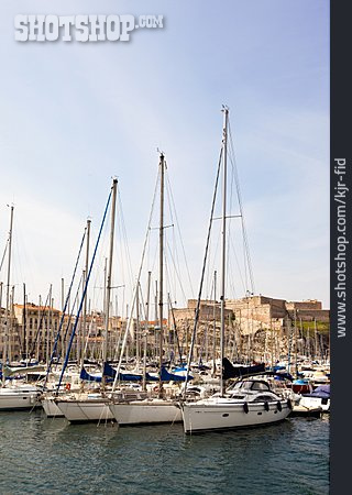 
                Yachthafen, Marseille, Vieux Port                   