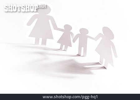 
                Togetherness, Family, Papercutting, Same-sex                   