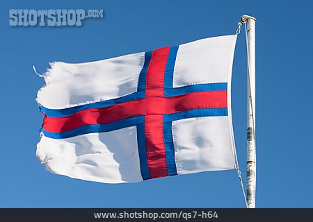 
                Färöer, Flagge Der Färöer                   