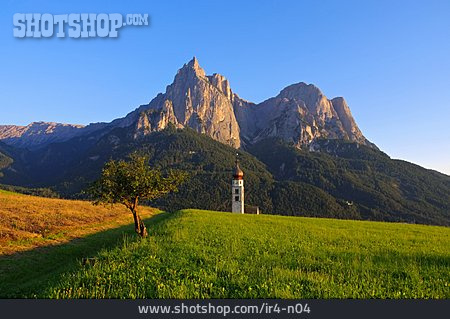 
                Südtirol, Kapelle, Seiser Alm                   