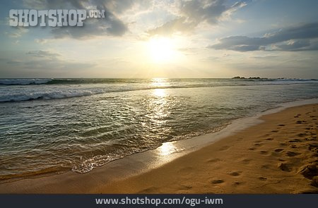 
                Sri Lanka, Sandstrand, Hikkaduwa                   
