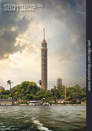 
                Fernsehturm, Tower, Kairo                   