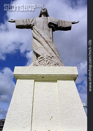 
                Statue, Jesus, Ponta Do Garajau                   